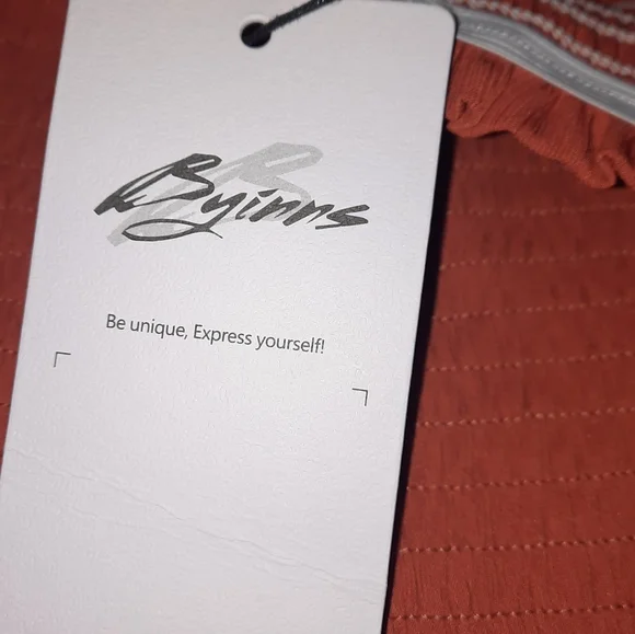 Elegant Rust Tiered Dress - Picture 13 of 15